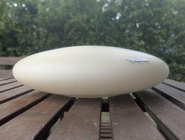 Vintage Murano Due Hand-Blown Opaline Glass Shade UFO