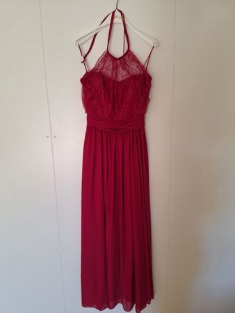 Abendkleid pink mit Spitze Grösse 38 guter Zustand