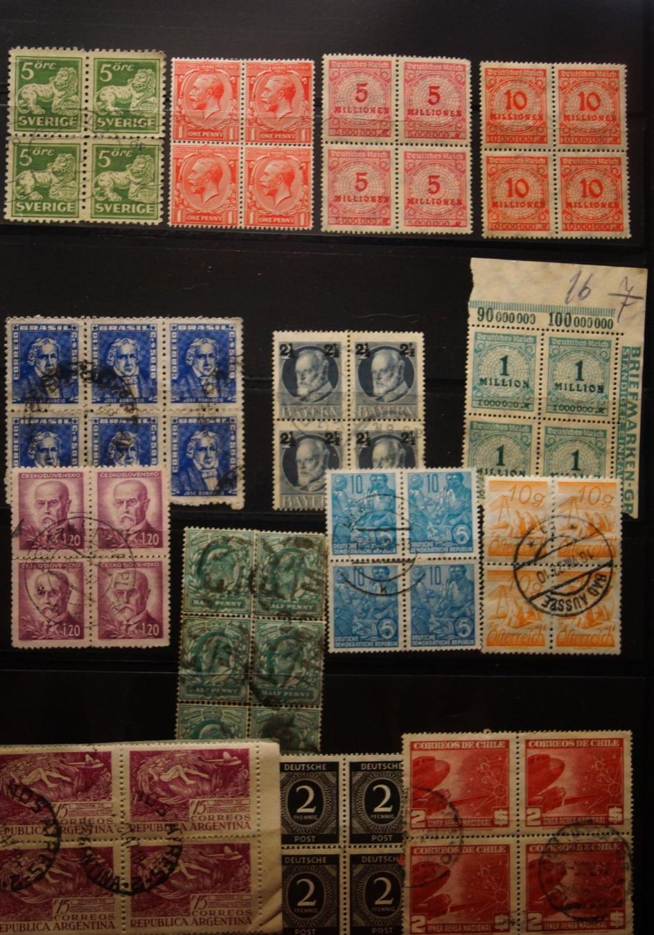 Alle Briefmarken: Briefmarken-Sammlung: Internationale Vielfalt, Top! – Gebraucht aus Zuben von Rex4 1