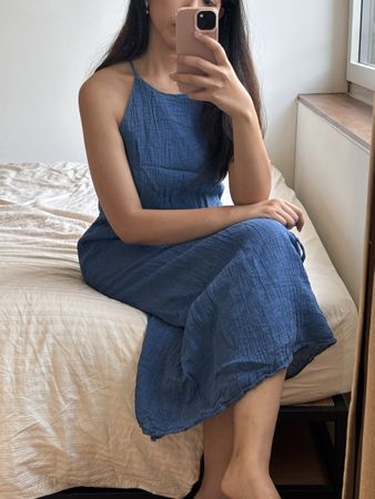 Massimo Dutti Linen Dress size S