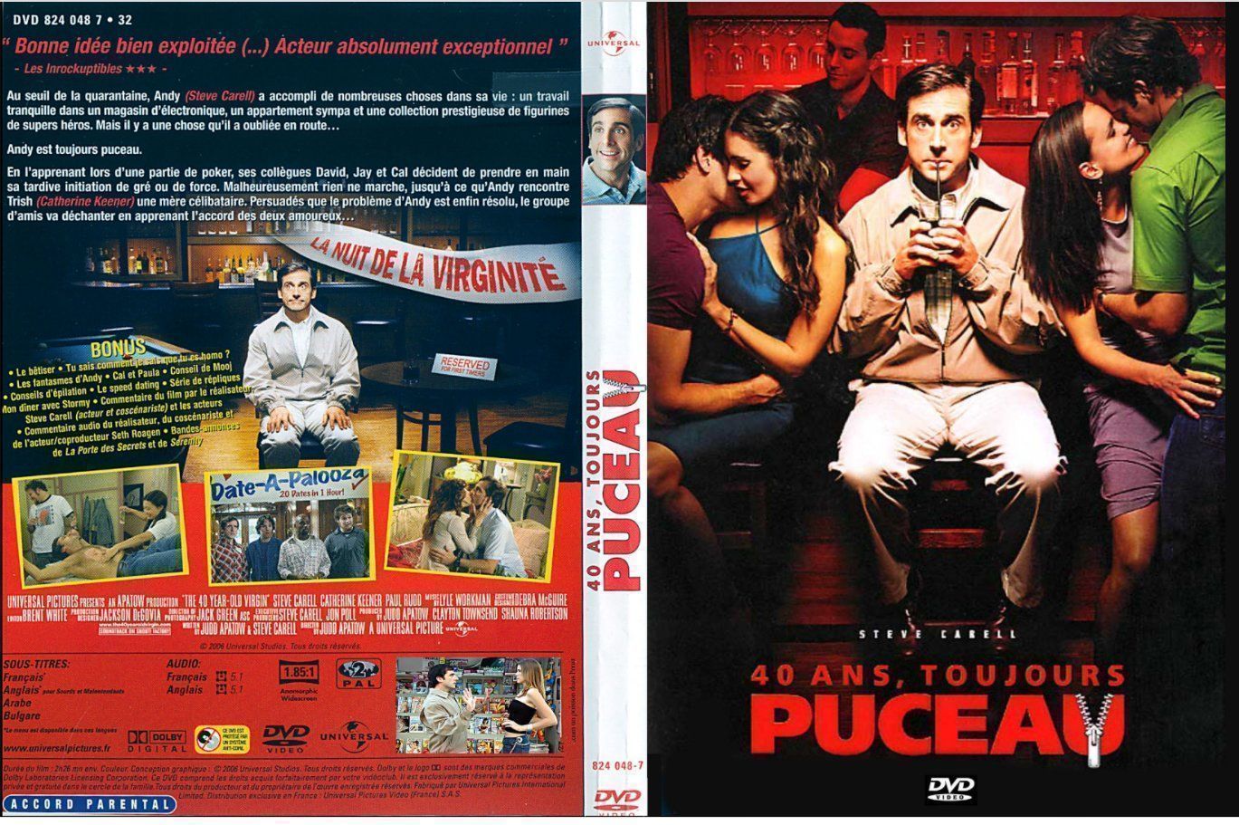 Tutti i DVDs: DVD 40 ans, toujours puceau – Usato da Lausanne venduto da pipo_2017