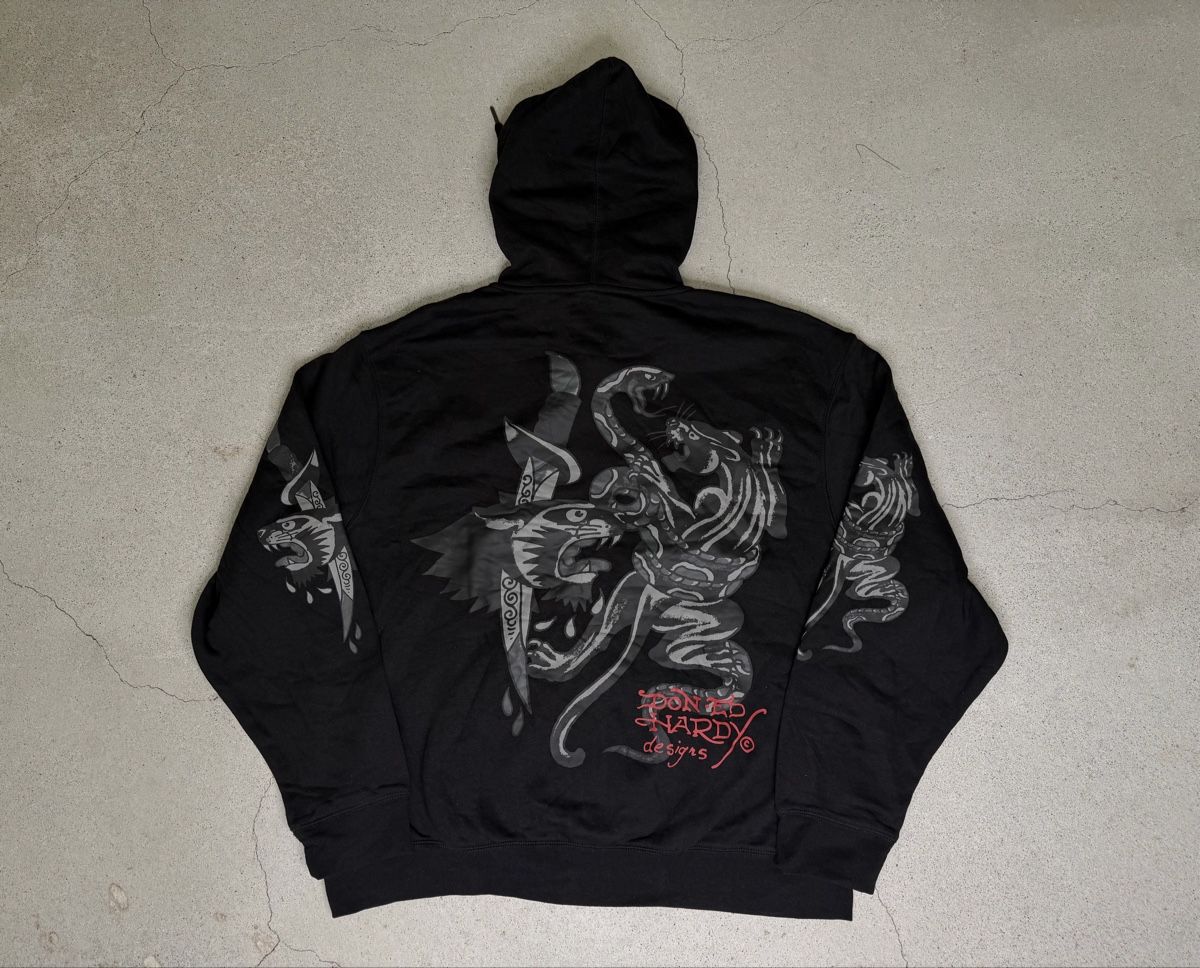Ed Hardy Maglioni & Felpe: Ed Hardy Hoodie Gr.XXL – Usato da Luzern venduto da Fabri2000 1