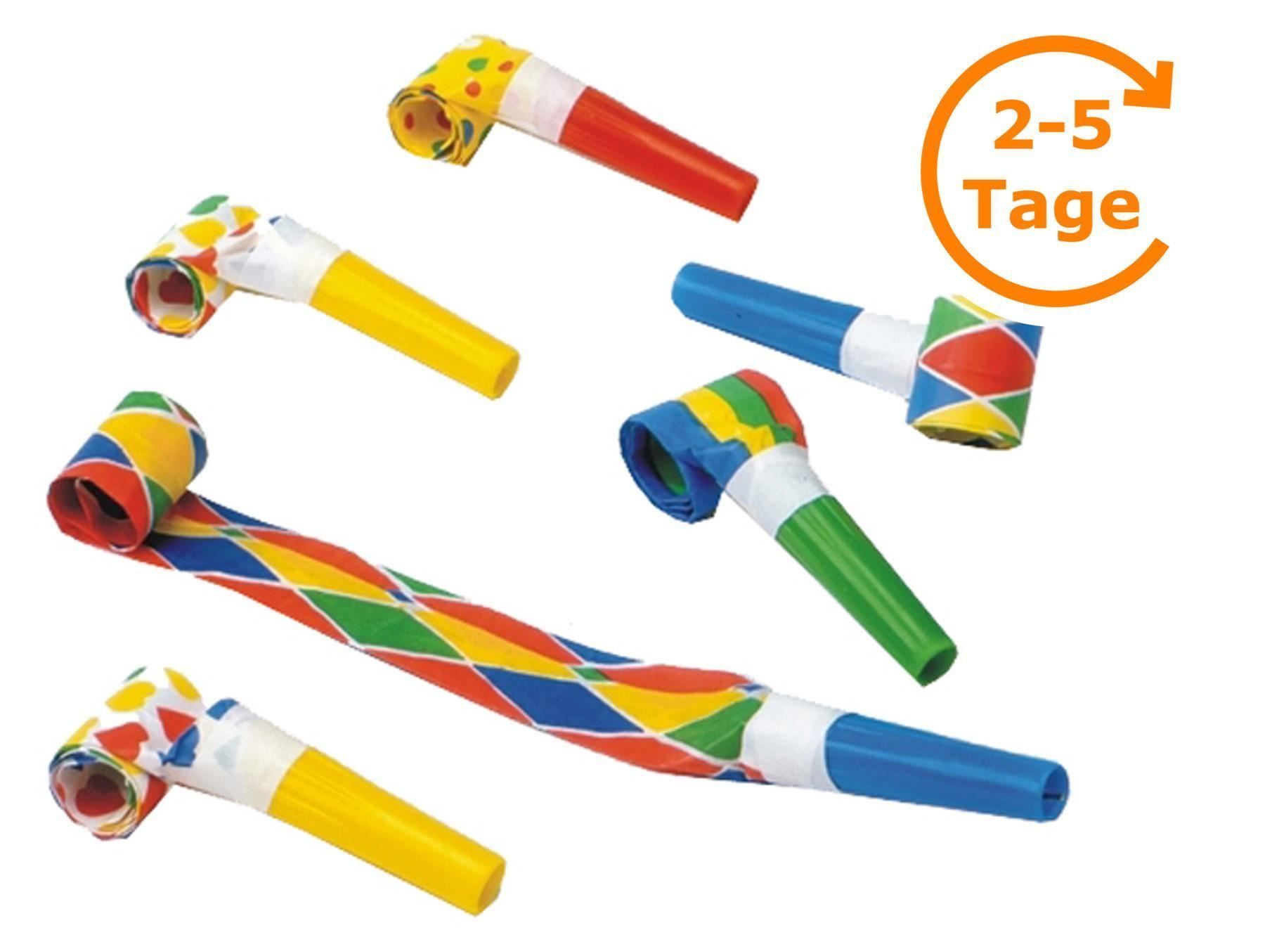 Alle Dekorationen: Luftrüssel, Rollpfefen, Partyrüssel, 6er – Neu und originalverpackt aus St. Gallen von cointec
