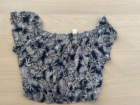 Schönes Sommer Top, H&M Divided, Blau Weiss, Grösse S