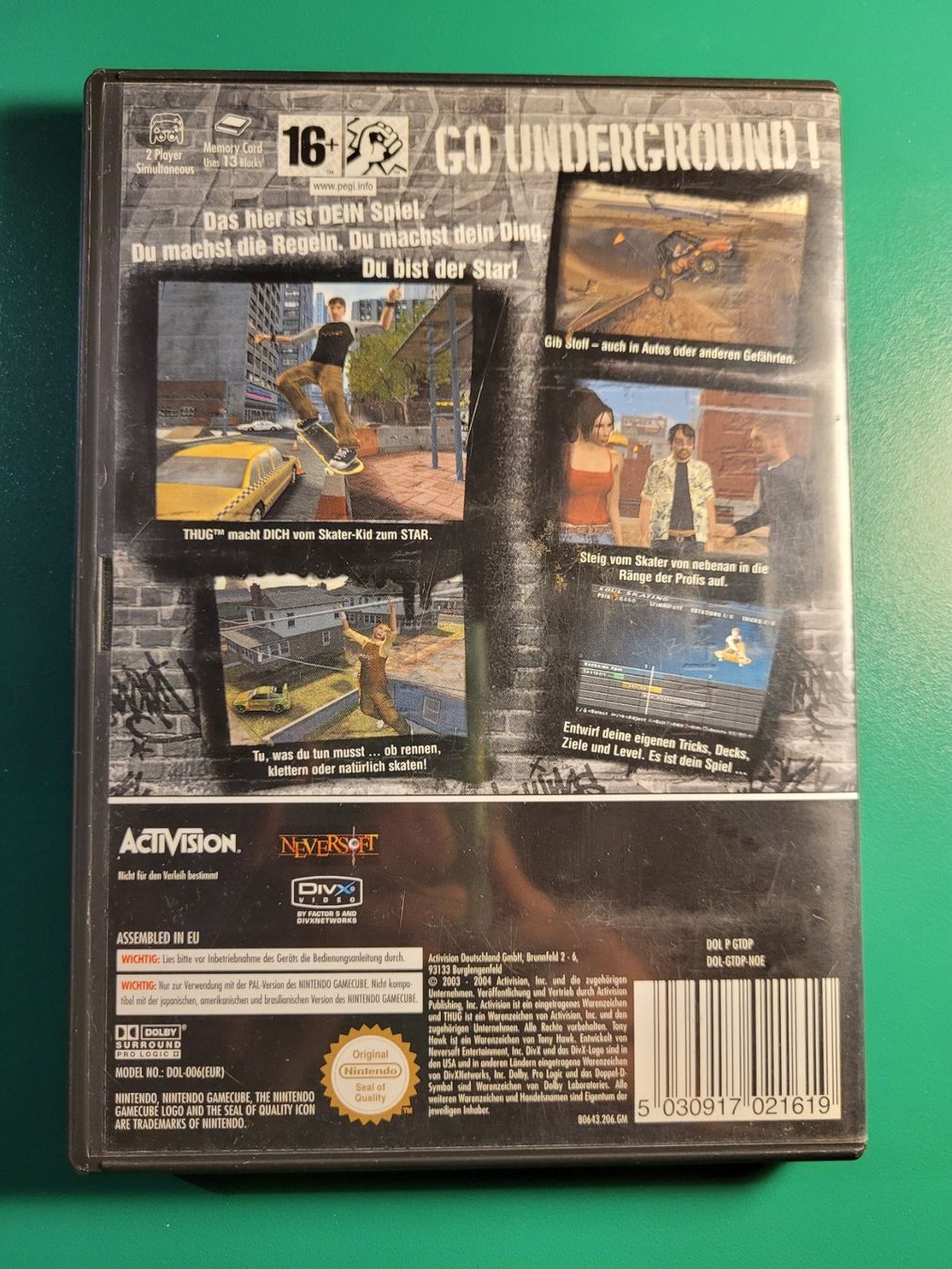 Nintendo Giochi: Tony Hawk's Underground - Nintendo GameCube – Usato da Grindelwald venduto da lego9 1