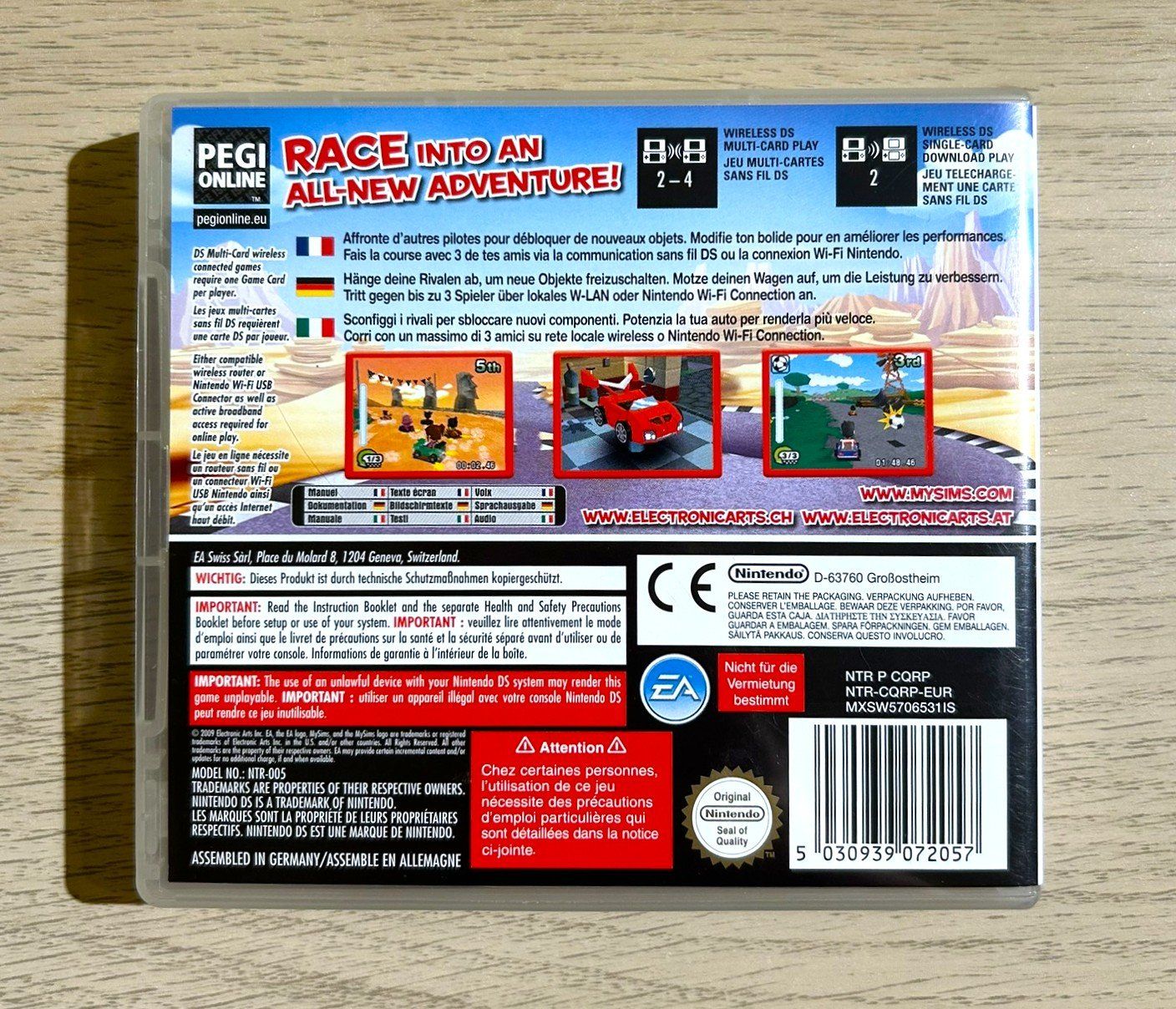 Nintendo Giochi: MySims Racing Nintendo DS – Usato da St. Gallen venduto da Alpine.Arcade 1