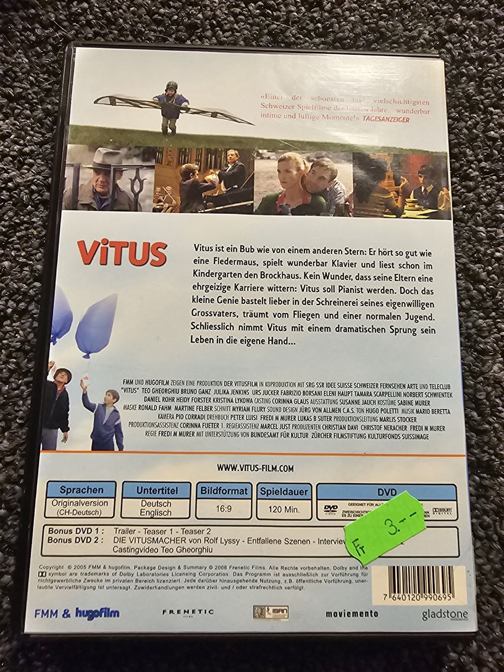 Alle DVDs: DVD Vitus (23343) – Gebraucht aus Ruswil von jan_bxl5 1