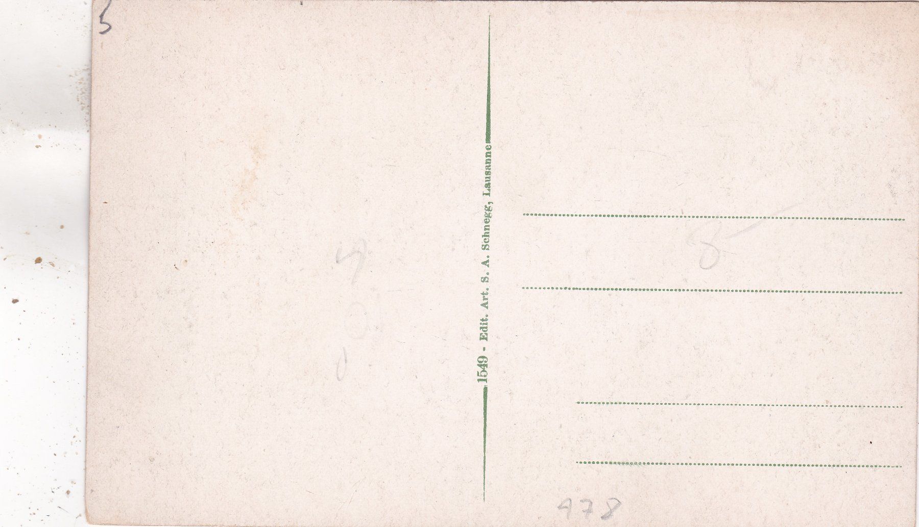 Cartoline postali: Lausanne Intérieur du Palais de Rumine – Usato da Herisau venduto da Lisegrat2008 1