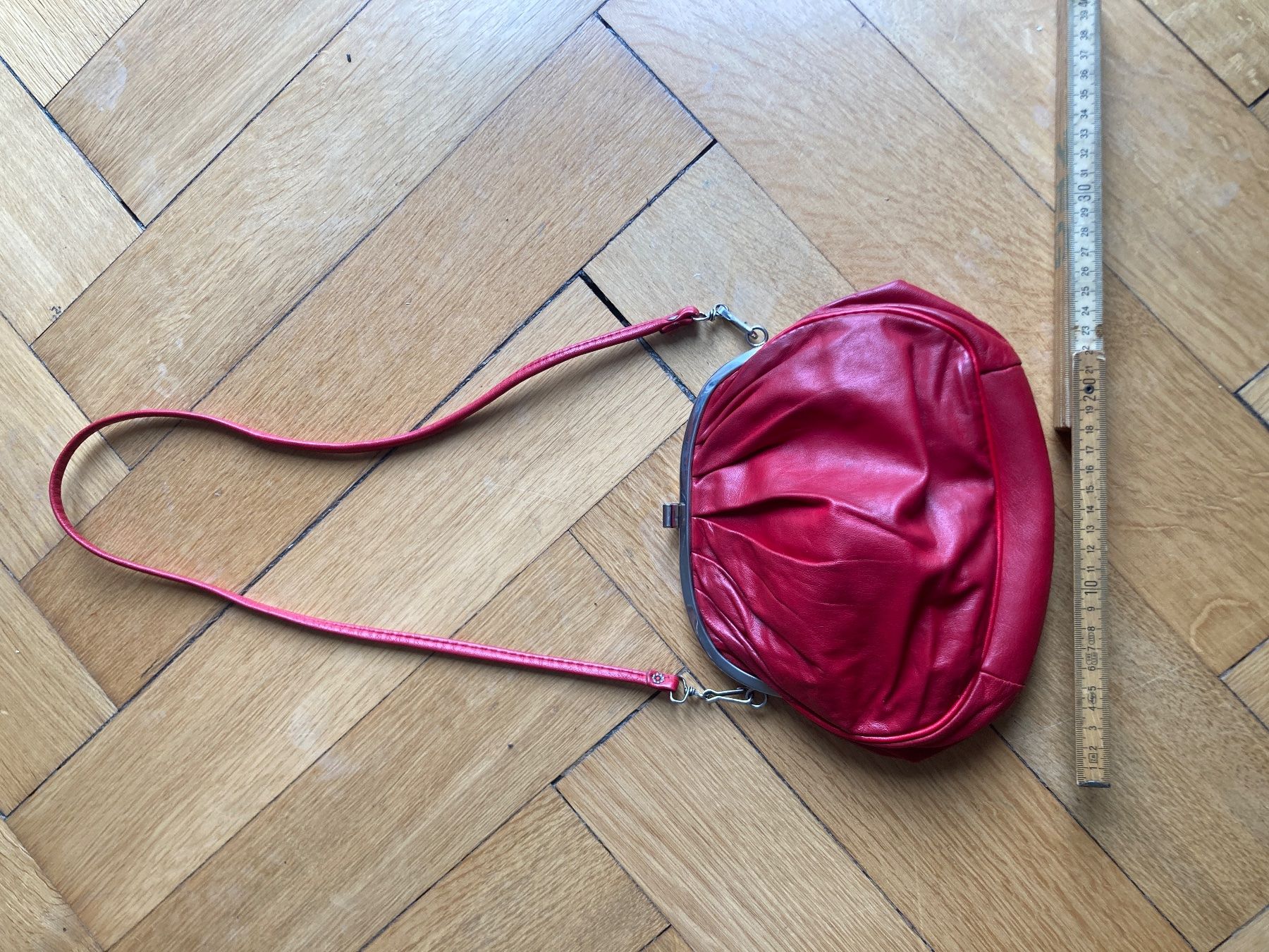 Borse da donna: Rote Lederhandtasche – Usato da Zürich venduto da MirjamPepita99 3