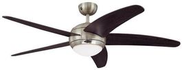 Westinghouse Deckenventilator alu/braun