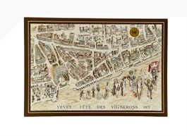 Maxi-carte FÊTE DES VIGNERONS 1977
