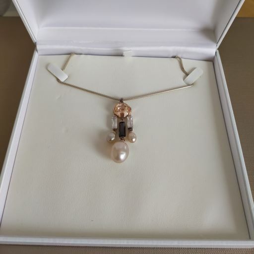 Thomas Sabo Colliers: Collier aus Silber mit Perlen+Steine NEU – Neuf avec emballage d'origine à Zürich par cas_9jbv