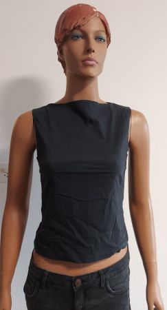 Elegantes schwarzes Sommer Oberteil Gr. M von Impuls