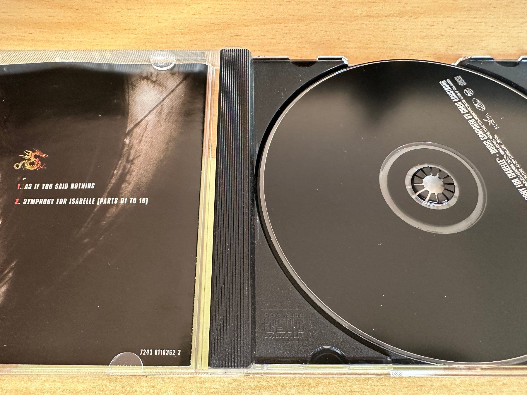 H8 Craig Armstrong – Kiss Of The Dragon: Symphony For Isabel (Gebraucht ...