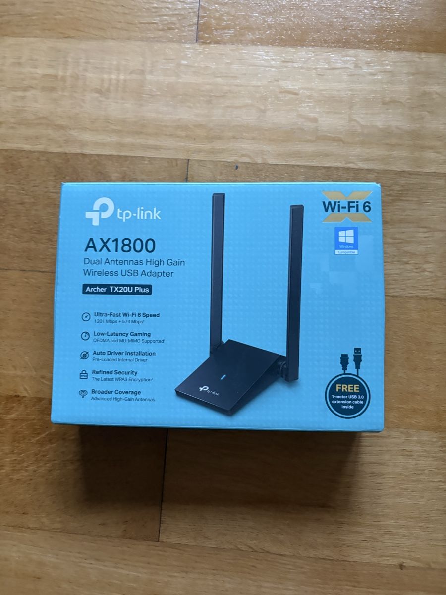 TP-Link Unità & Adattatore: TP-Link Archer TX20U Plus Wi-Fi 6 USB adapter AX1800 – Usato da Zürich venduto da MiboBibo4
