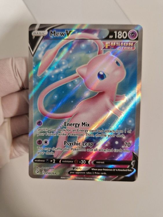 Mew V Fullart Pokemon Karte Kaufen auf Ricardo