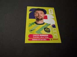 Panini Fifa Fussball WM 2026 Sticker Cameron Burgess AUS 8