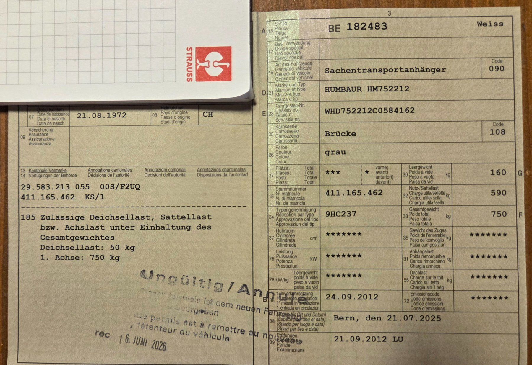 Rimorchi: Motorradanhänger / Quadanhänger – Usato da Heimisbach venduto da DF_Construction 9