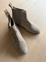 Stiefeletten Wildleder beige von Navyboot Gr. 39
