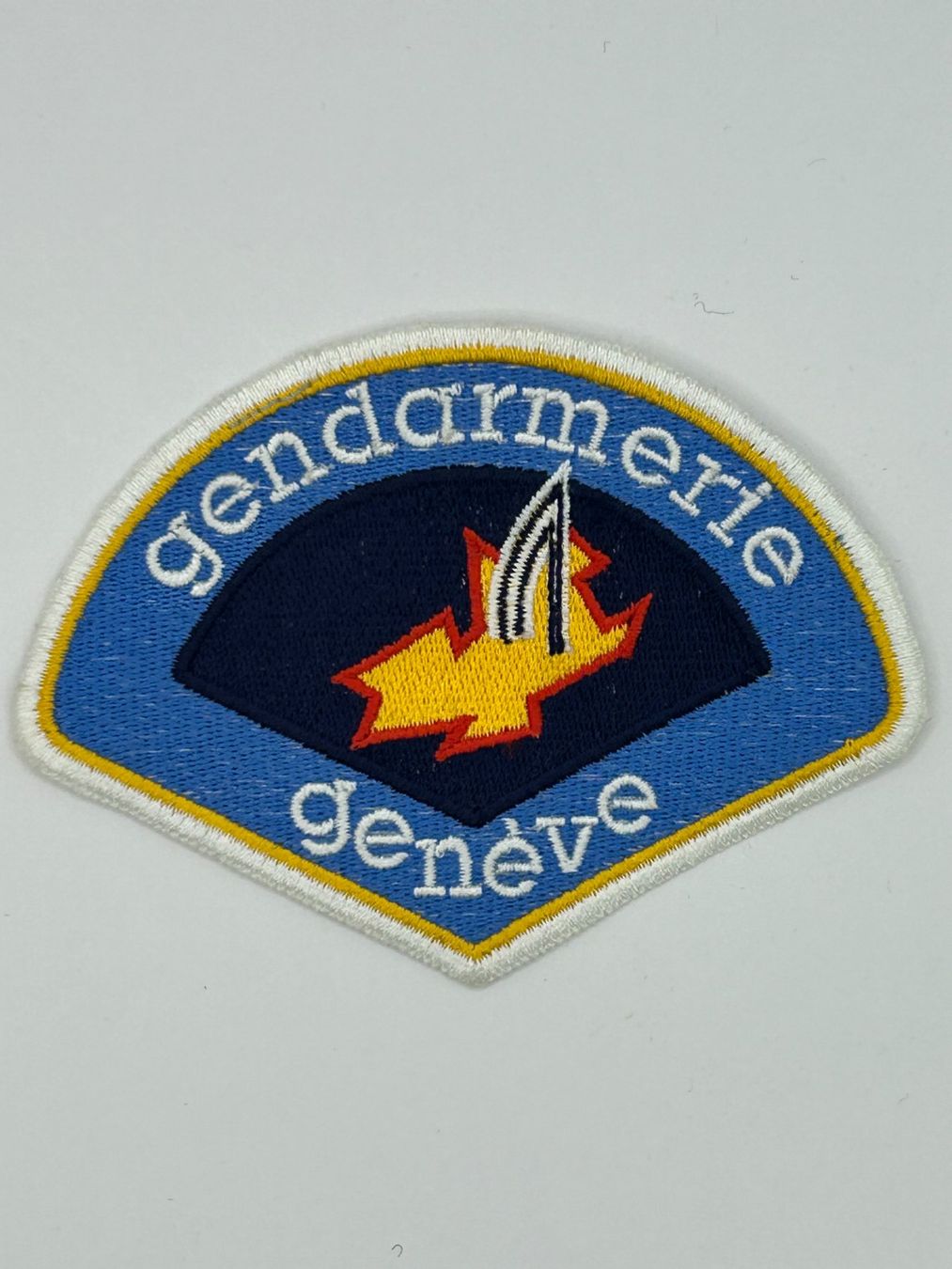 Swiss Placchette & Badge: Altes originales Abzeichen Kapo Genf – Usato da Schaan venduto da Auring61