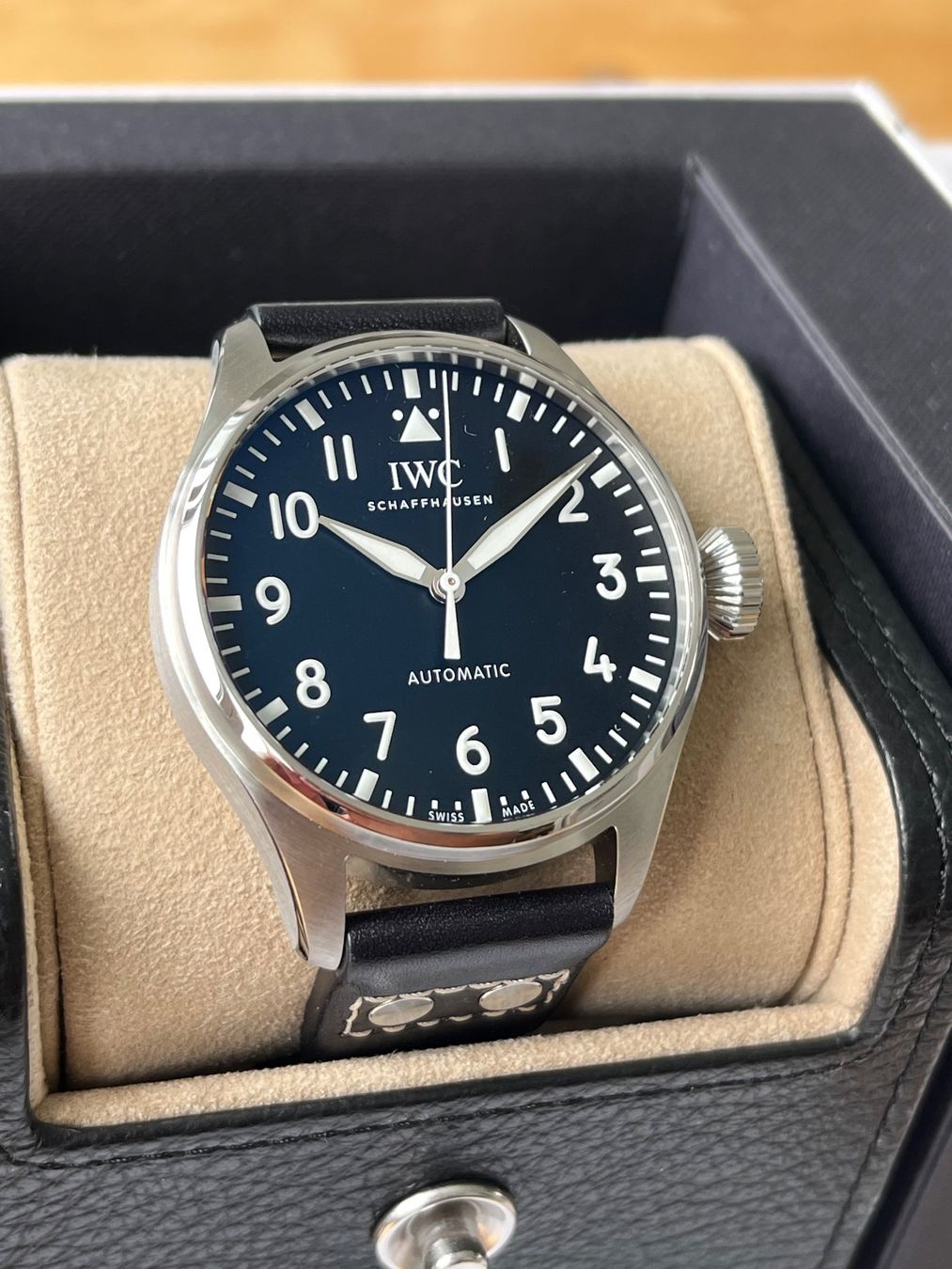 IWC Uhren: IWC Big Pilot 43 Fullset mit Garantie – Gebraucht aus Birsfelden von Mynos 5