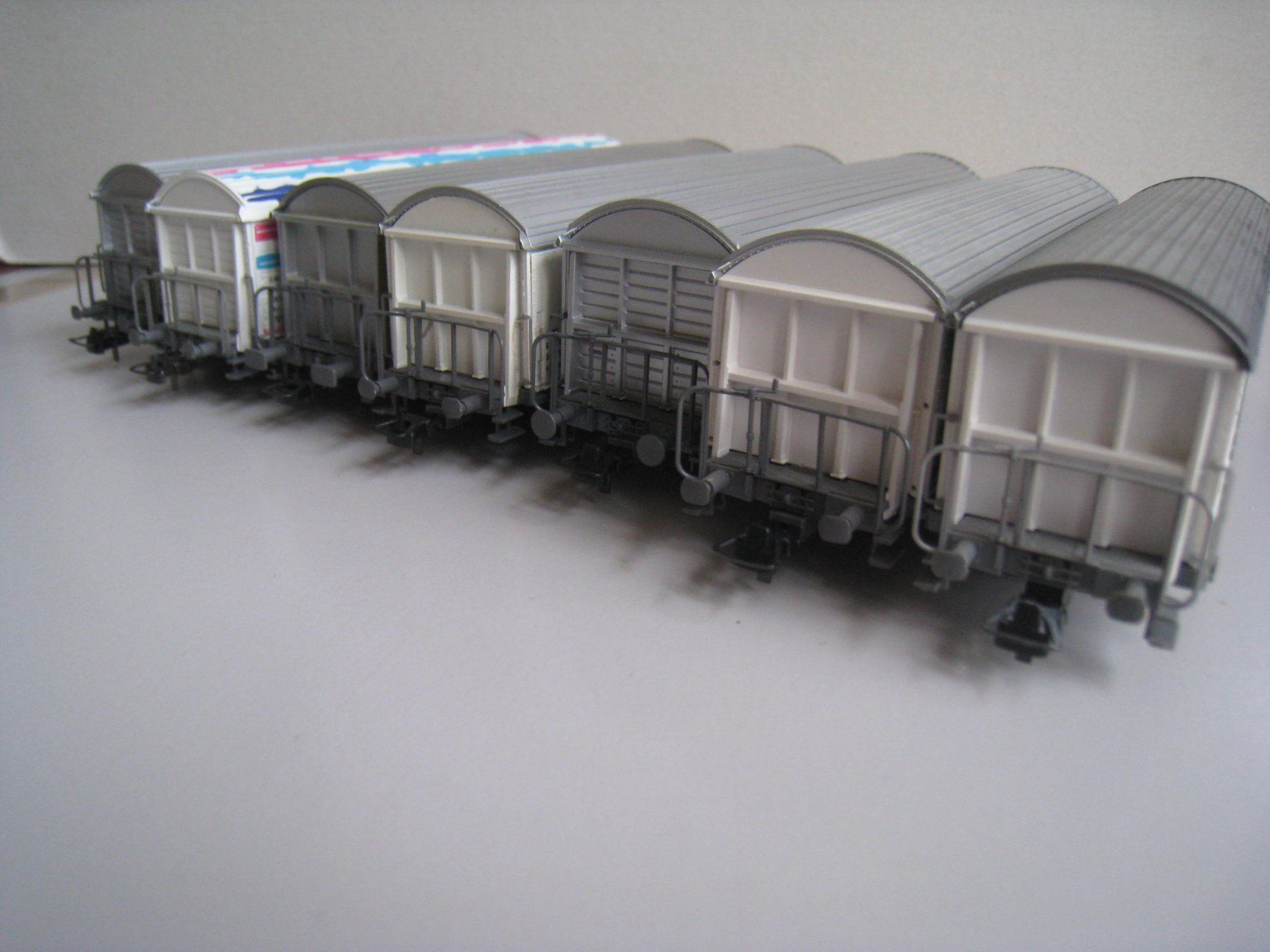 Roco Modellini di ferrovie: Roco, 7 verschiedene SBB-Habis-Wagen – Usato da Buchs ZH venduto da swiss-train 2