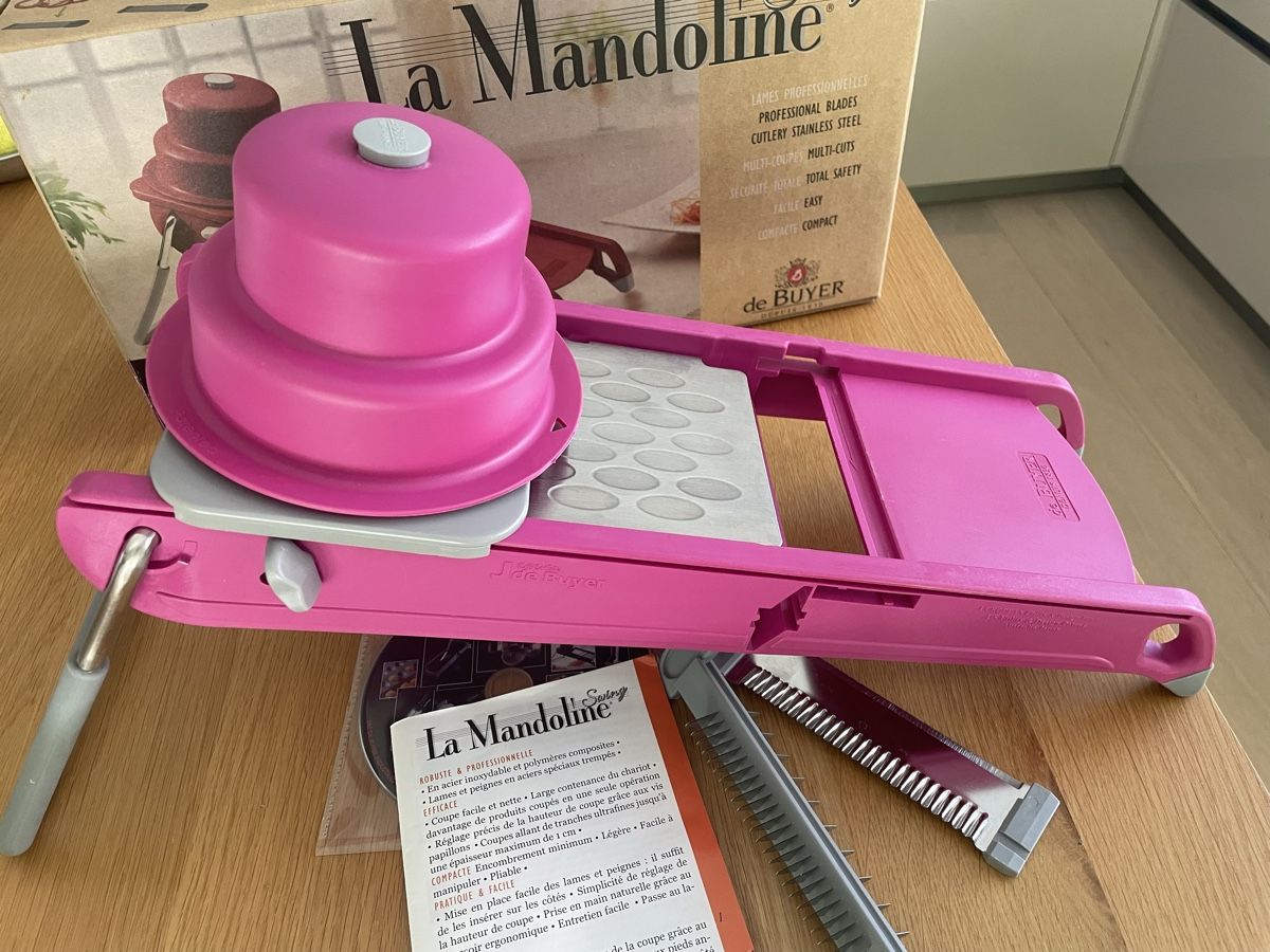 Elettrodomestici da cucina: Mandoline Swing de Buyer Fuchsia – Usato da Champlan venduto da Cjayretro