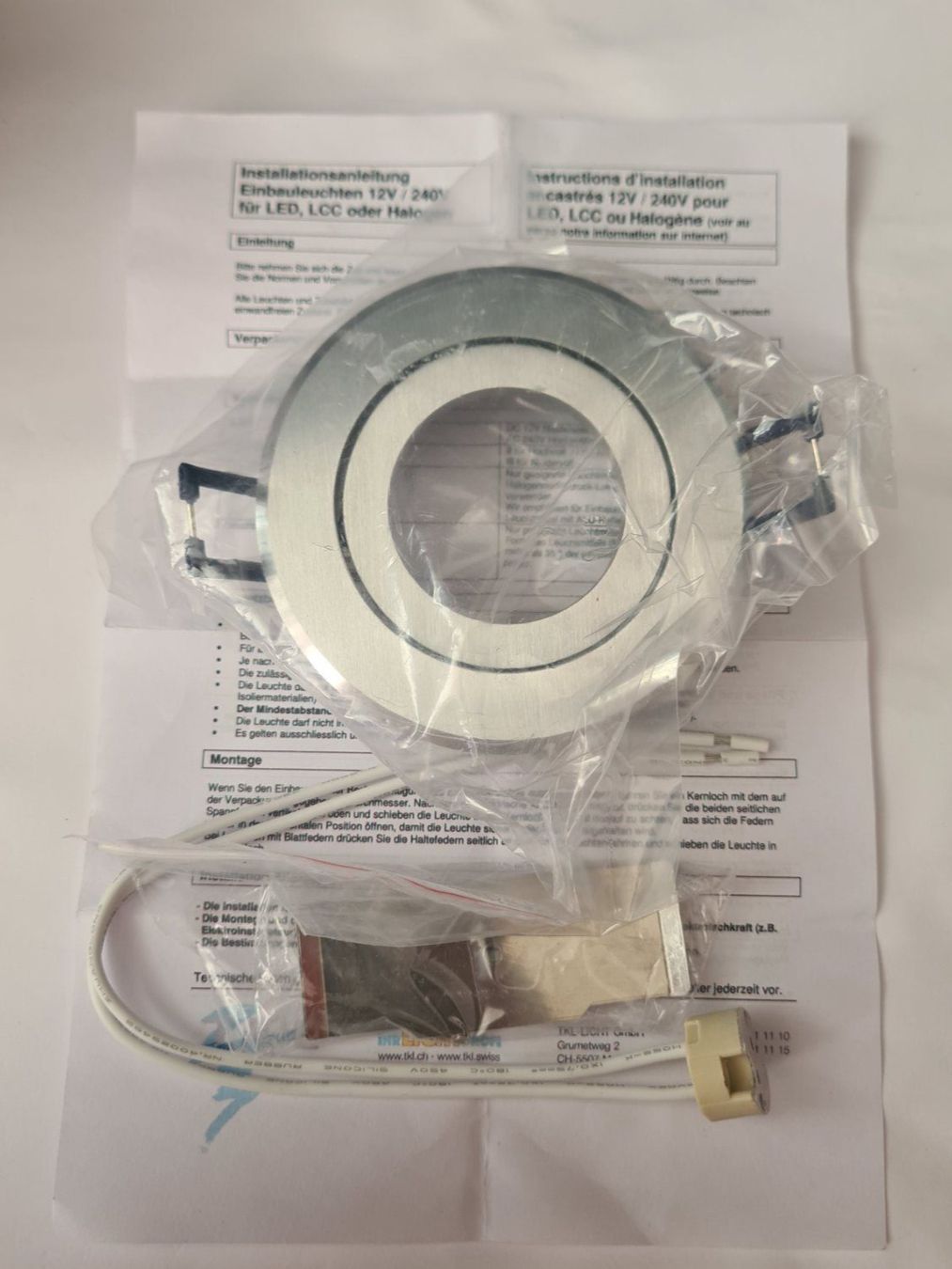 TK-Disc Einbau schwenkbar alu-gebürstet TKL Spot Einbau (Neu und ...