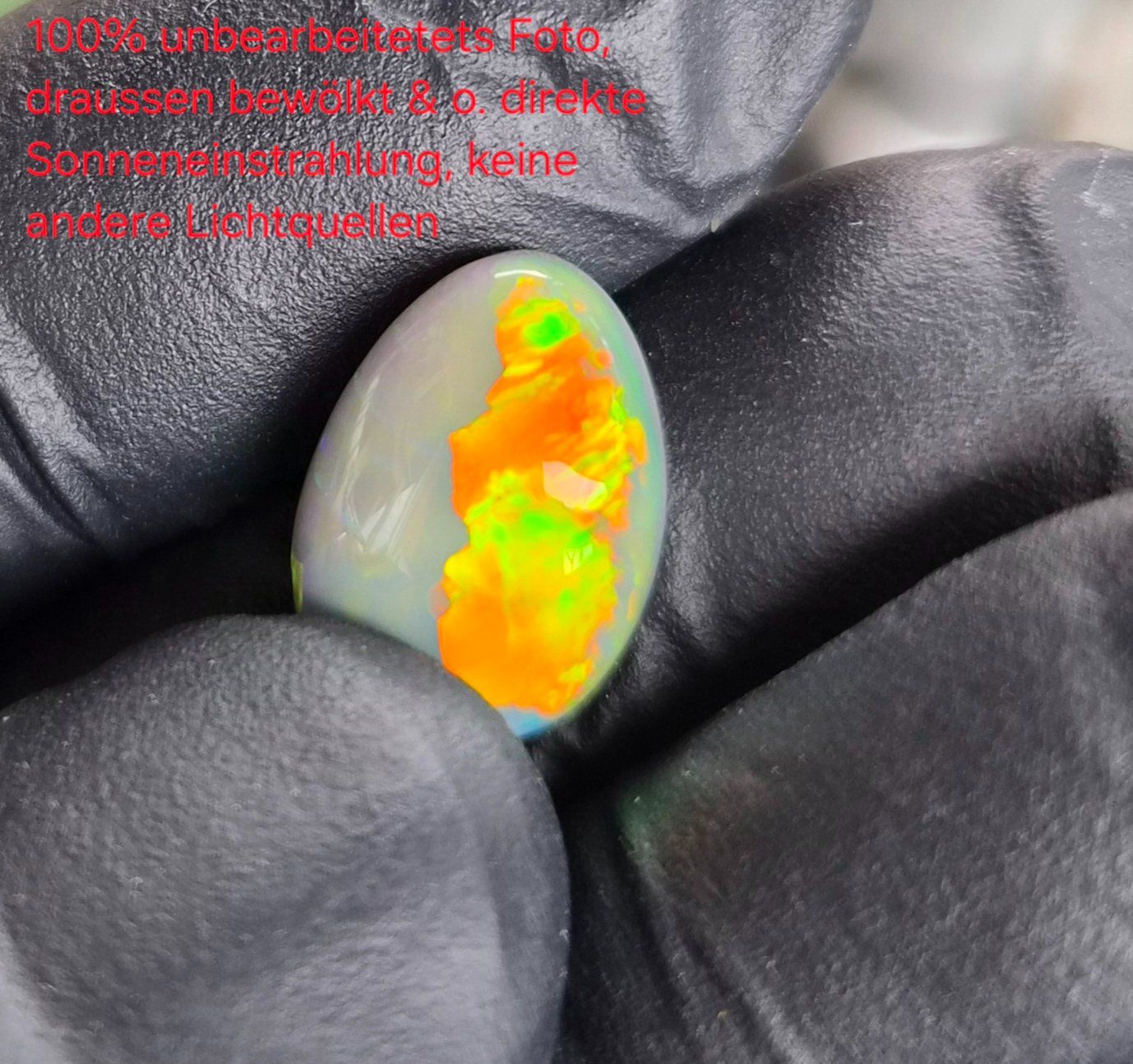Pietre preziose: Schwarzer Opal, 8.6 ct, Multicolor, Lightning Ridge, A4776 – Usato da Birmenstorf AG venduto da PGcraZy21