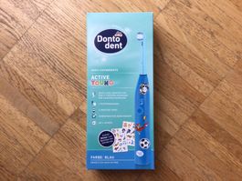 Kinder Akku-Zahnbürste Dontodent Active Young Blau