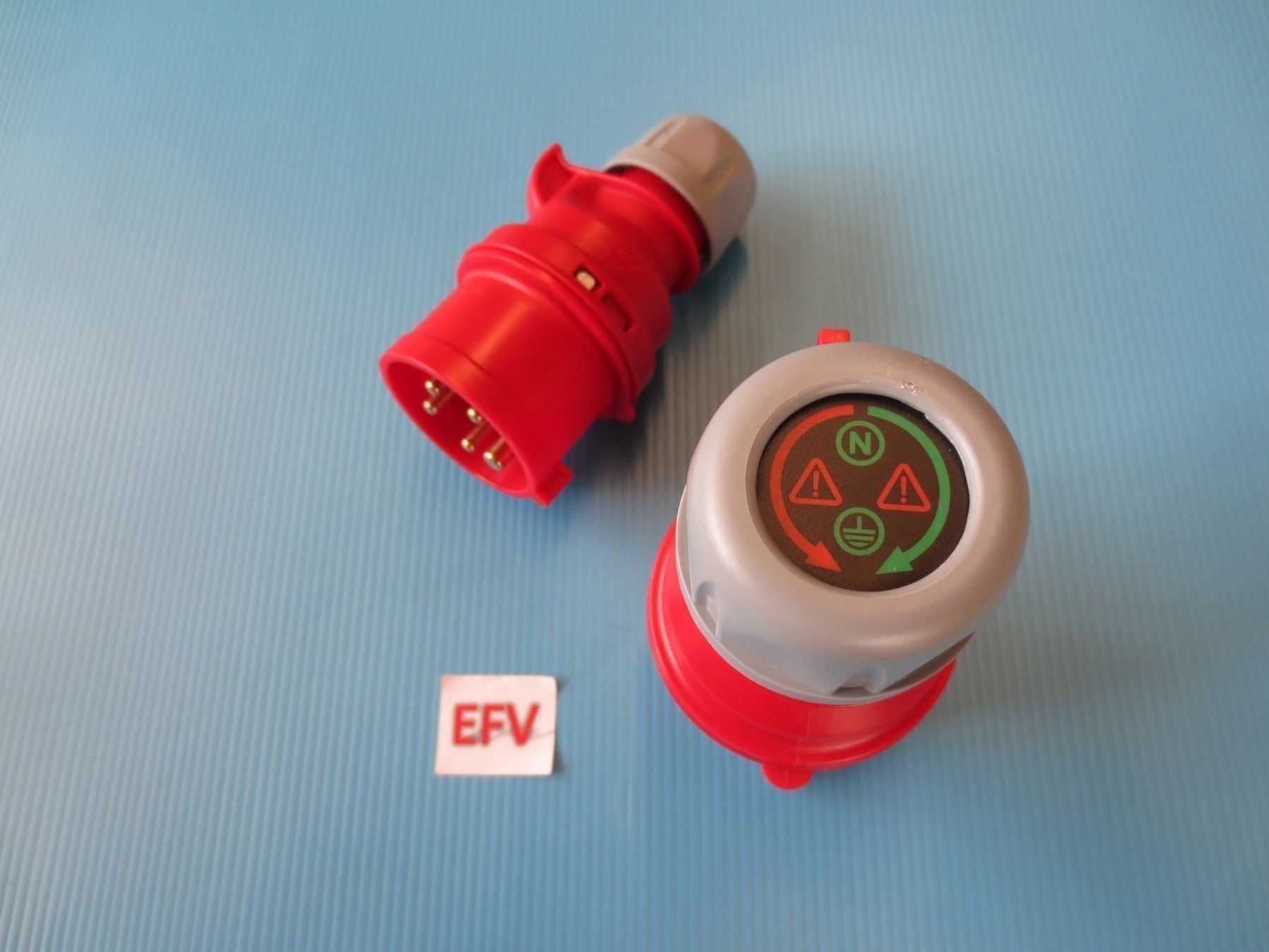 Stecker: CEE 16A Prüfstecker Diagnosestecker Drehfeld LED Anzeige – Neu und originalverpackt aus Sulz LU von Elektrofachverkauf 2
