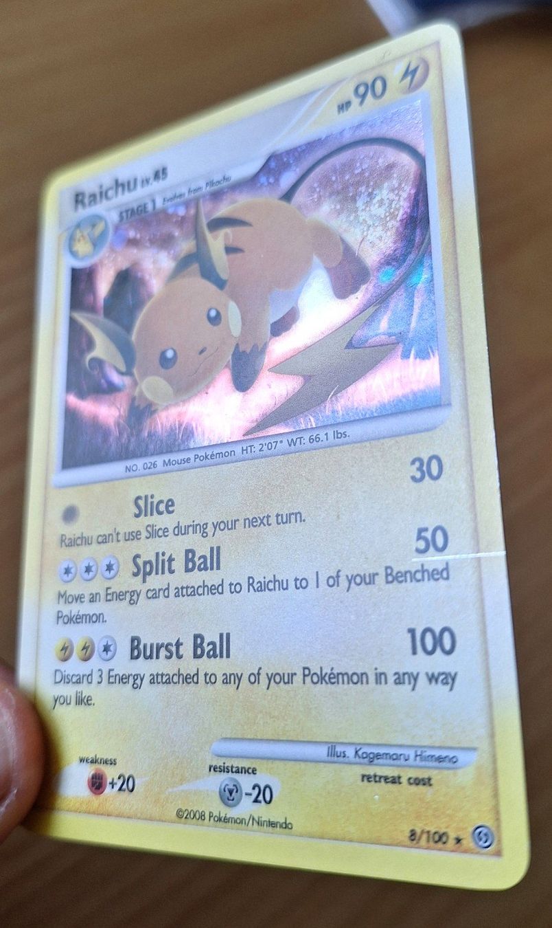 Pokémon Sammelbilder & Trading cards: Raichu #8 Pokemon Stormfront – Gebraucht aus Sugiez von eLCangri90 1