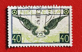 SCHWEIZ FLUGPOST FLUGPOSTBRIEF 15 1923 GESTEMPELT 1934