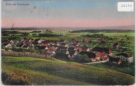 Gruss aus Rudolfingen - Litho