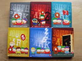 SOUTH PARK - 6 Komplette DVD Staffeln - im Kartonschuber