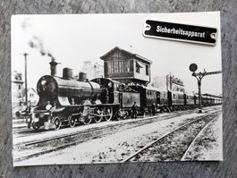 SBB Dampflok A 3/5 mit Personenzug - Foto-AK