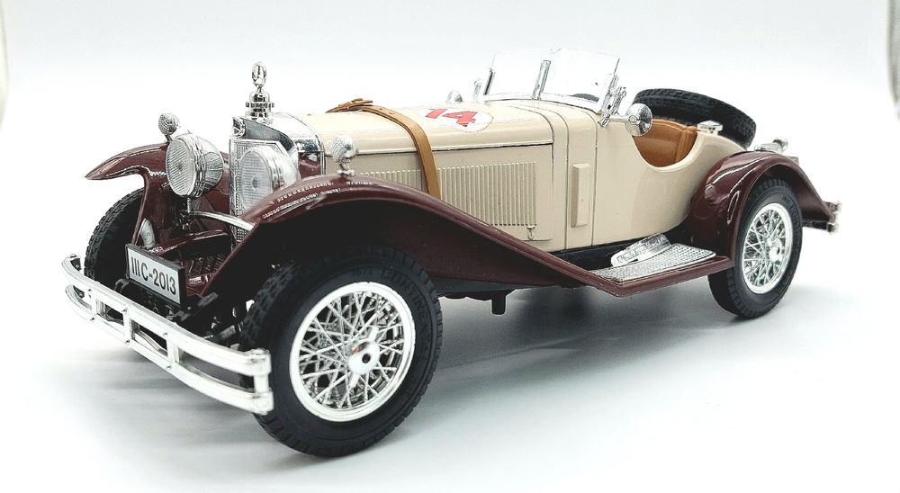 Modellauto MERCEDES BENZ SSK 1928 Bburago 1:18 (Neu (gemäss Beschreibung)) in Grüningen für