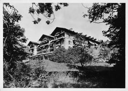 Gruss aus BEX-LES-BAINS - Hotel des Salines 1948