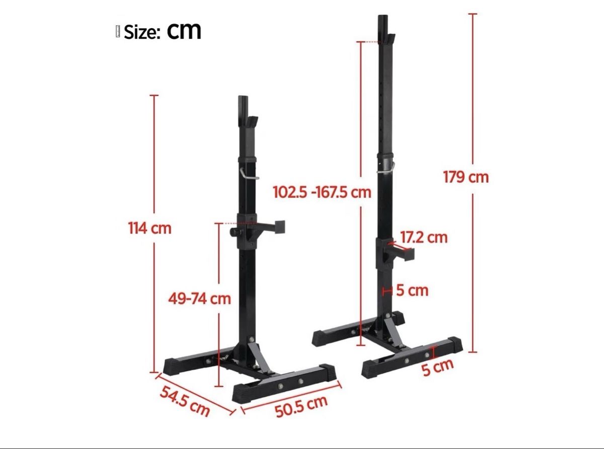 Hometrainer: Coppia Supporti / Rastrelliere Porta Bilanciere Yaheetech – Gebraucht aus Chiasso von cra_q5rf 2