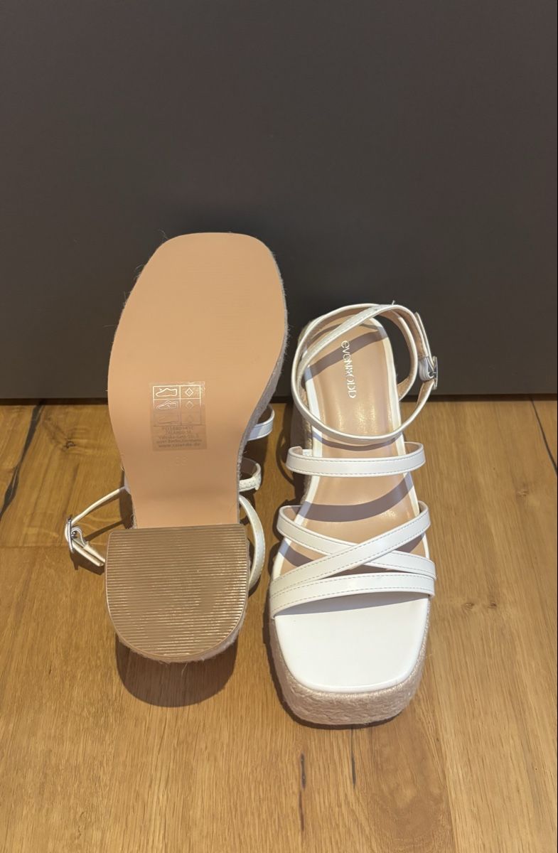 Damenschuhe: NEU Even&Odd Espadrille/Hochzeitsschuh, weiss, Gr. 38 – Neu und originalverpackt aus Lungern von anin13 3