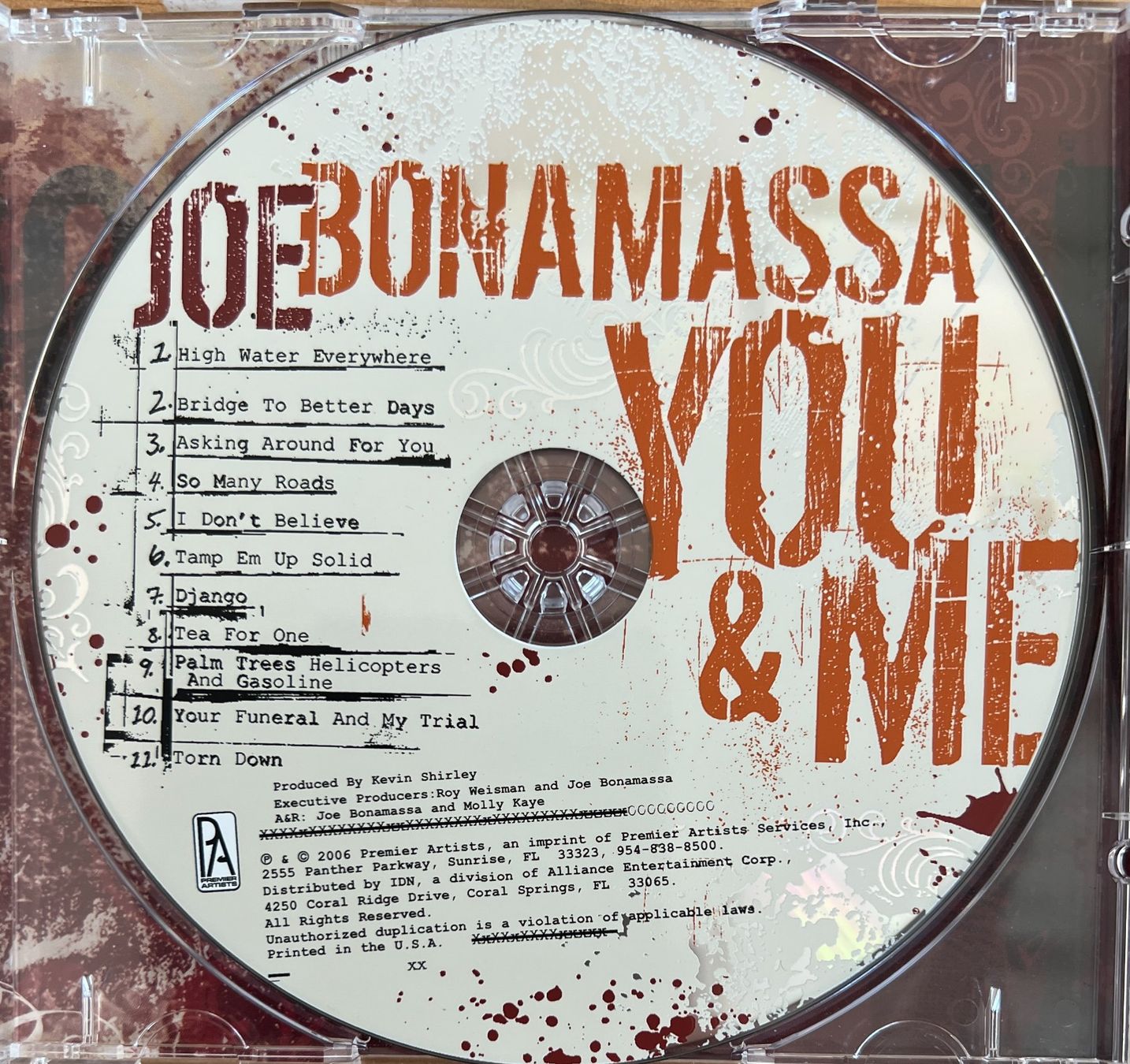 CD: JOE BONAMASSA / You & Me – Usato da Bischofszell venduto da kustavi 2