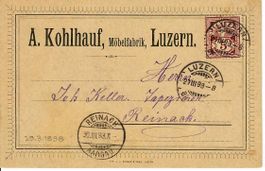 PK, A. Kohlauf Möbelfabrik Luzern 1898