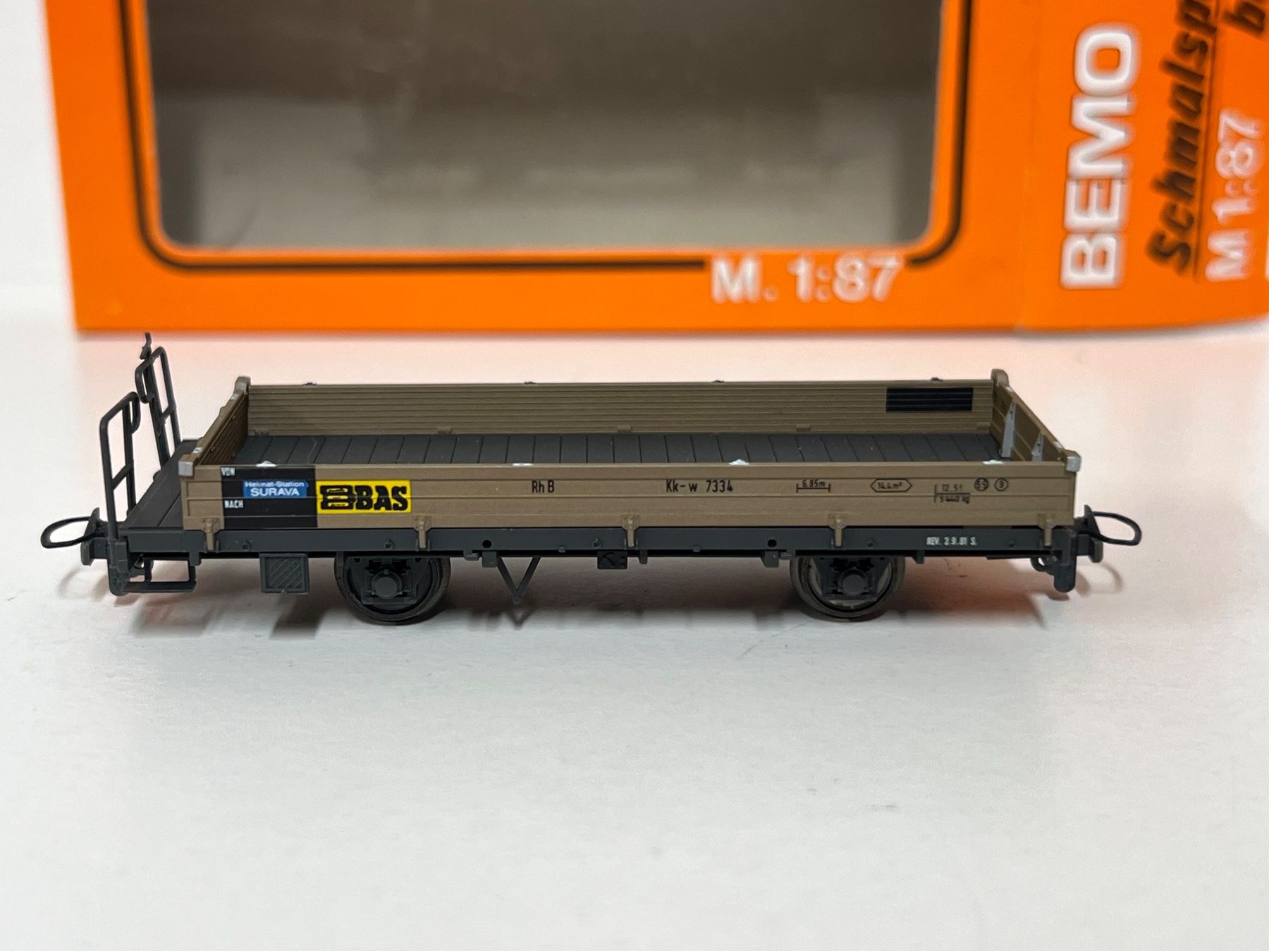 Bemo Modellini di ferrovie: Bemo BAS  Heimat-Station SURAVA  H0m – Usato da Neuenhof venduto da ludovicco 1
