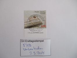 Voll Ort Ersttagsstempel aus 5726 Unterkulm
