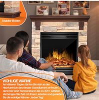 + KESSER® Elektrokamin Standkamin - Kamin elektrisch mit LED