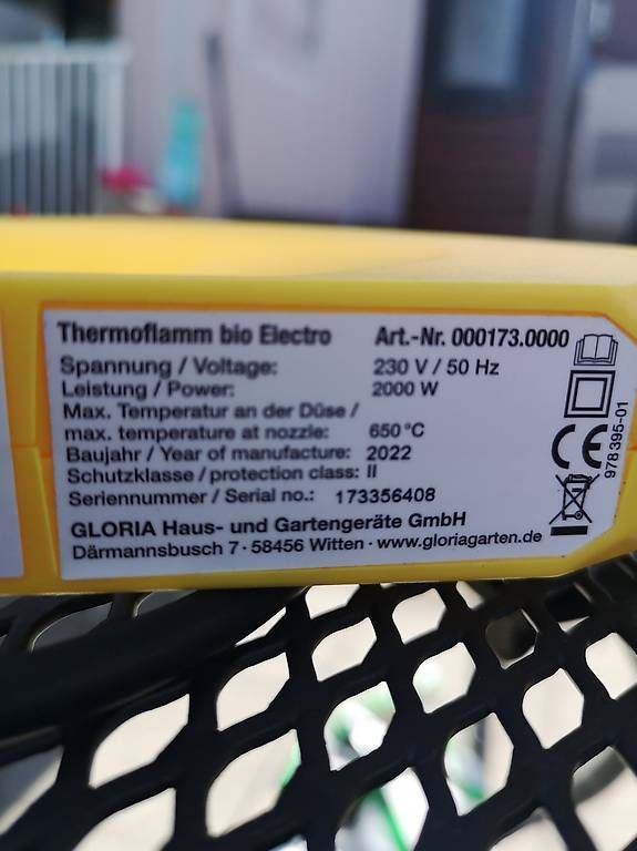 Tutti gli attrezzi: Elektrischer Unkrautvernichter Gloria – Usato da Frasnacht venduto da Kumali0 4