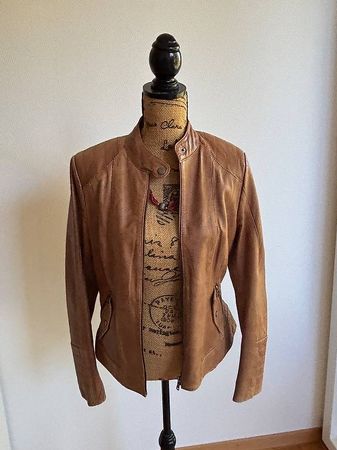 Street One Lederjacke - Grösse 40