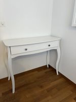Weisser Schminktisch mit Schublade, gebrauchter Zustand