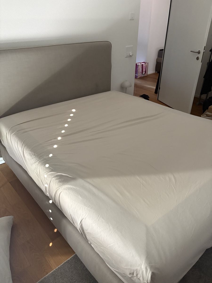 Ikea Betten: IKEA Boxspring Bett in Beige – Gebraucht aus Aarau von Nancy69 1