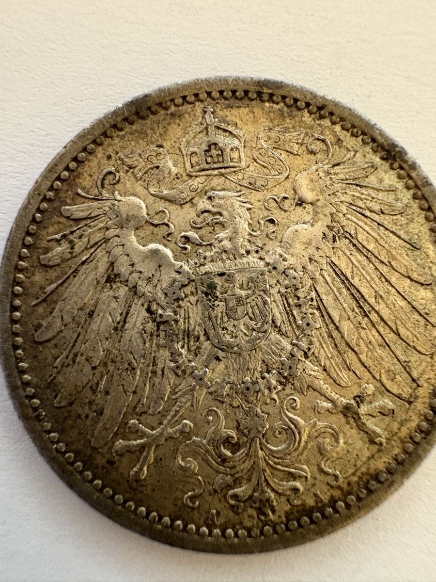 Alle Münzen: 1Mark Munze Deutschen Reich  – Gebraucht aus Murten von Tzaugg